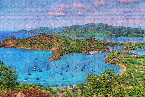 Antigua and barbuda Jigsaw Puzzle Wooden 1000 Piece