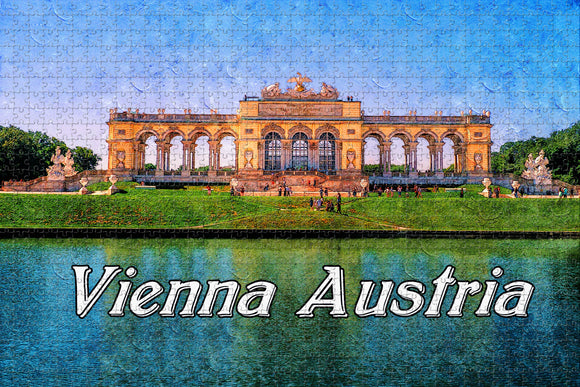 Austria Schonbrunner Gardens Vienna Jigsaw Puzzle Wooden 1000 Piece