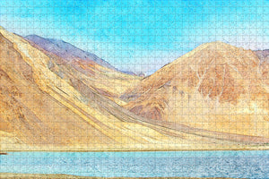 India Ladakh Lake Jigsaw Puzzle Wooden 1000 Piece