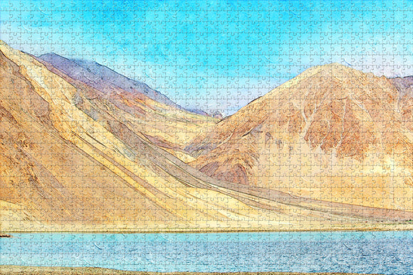 India Ladakh Lake Jigsaw Puzzle Wooden 1000 Piece