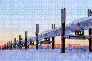 Alaska Pipeline USA Jigsaw Puzzle Wooden 1000 Piece