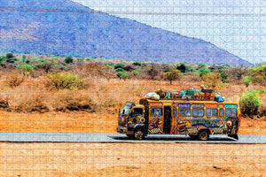 Masai village Kenya Jigsaw Puzzle Wooden 1000 Piece