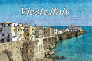 Vieste Italy Jigsaw Puzzle Wooden 1000 Piece