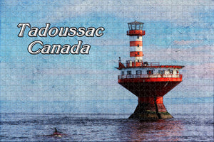 Canada Lighthouse Tadoussac Jigsaw Puzzle Wooden 1000 Piece