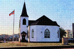 UK England Cardiff Bay Norwegian Church Jigsaw Puzzle Wooden 1000 Piece