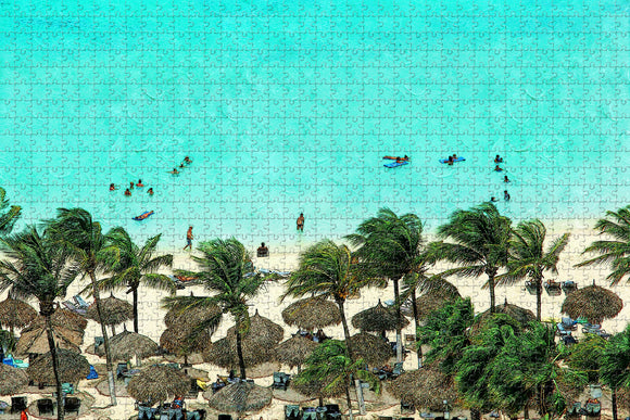 Palm Beach Aruba Jigsaw Puzzle Wooden 1000 Piece