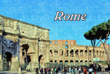 Italy Arch of Constantine Rome Jigsaw Puzzle Wooden 1000 Piece