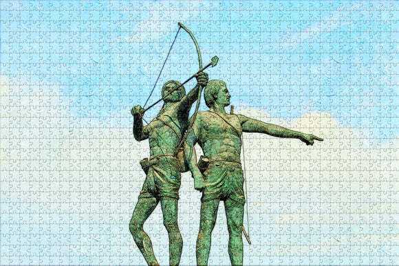 Nicaragua Statue Jigsaw Puzzle Wooden 1000 Piece