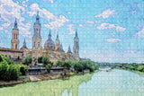 Spain Zaragoza Cathedral Jigsaw Puzzle Wooden 1000 Piece