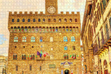 Italy City Hall Square Florence Jigsaw Puzzle Wooden 1000 Piece