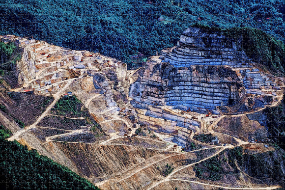 Italy Carrara Marble Caves Jigsaw Puzzle Wooden 1000 Piece