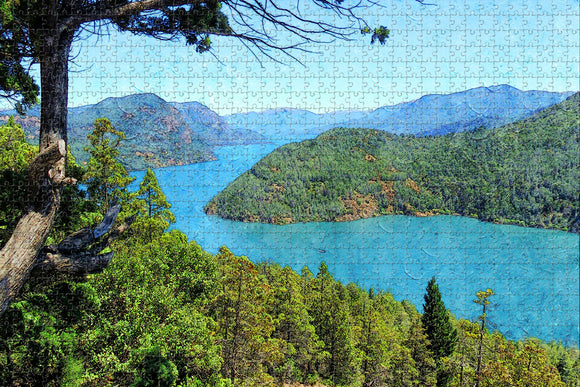 Argentina Nahuel Huapi National Park San Carlos De Bariloche Jigsaw Puzzle Wooden 1000 Piece