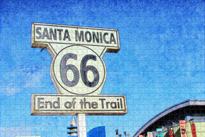 Santa Monica Route  USA Jigsaw Puzzle Wooden 1000 Piece