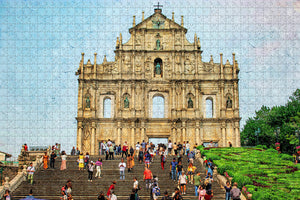 China Ruins of St. Paul's Macao Jigsaw Puzzle Wooden 1000 Piece