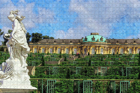 Germany Sanssouci Park Potsdam Jigsaw Puzzle Wooden 1000 Piece