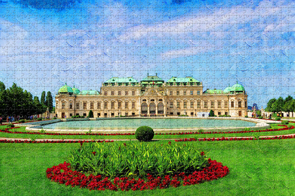 Austria Belvedere Museum Vienna Jigsaw Puzzle Wooden 1000 Piece