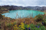 Ecuador Quilotoa Crater Lake Laguna Jigsaw Puzzle Wooden 1000 Piece