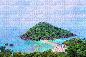 Thailand Nang Yuan Island Koh Samui Jigsaw Puzzle Wooden 1000 Piece