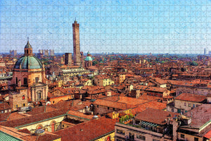 Bologna Roofs Italy Jigsaw Puzzle Wooden 1000 Piece