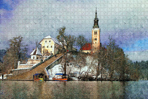 Bled Island Slovenia Jigsaw Puzzle Wooden 1000 Piece