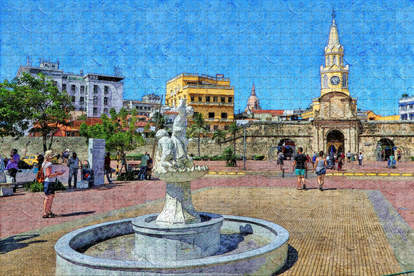 Colombia Cartagena Jigsaw Puzzle Wooden 1000 Piece