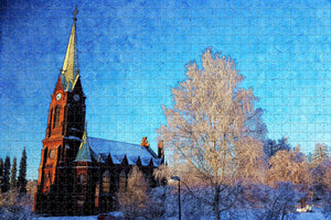 Finland Kemi Church Jigsaw Puzzle Wooden 1000 Piece