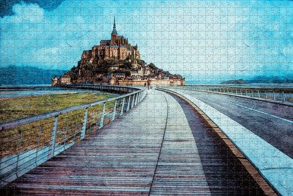 France Mont Saint-Michel_¸± Jigsaw Puzzle Wooden 1000 Piece