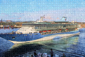 Italy Civitavecchia Cruise Ship Jigsaw Puzzle Wooden 1000 Piece