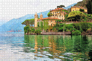 Italy Villa del Balbianello Como Lake Jigsaw Puzzle Wooden 1000 Piece