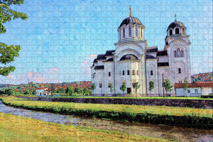 Serbia Valjevo Jigsaw Puzzle Wooden 1000 Piece