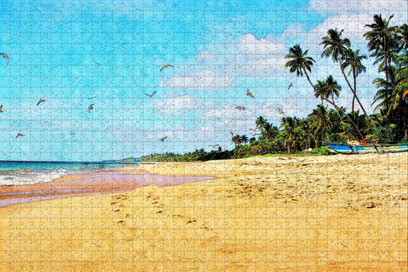 Sri Lanka Negombo Beach Jigsaw Puzzle Wooden 1000 Piece