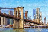 Brooklyn Bridge Manhattan New York USA Jigsaw Puzzle Wooden 1000 Piece