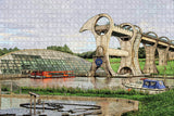 UK England Falkirk Wheel Jigsaw Puzzle Wooden 1000 Piece