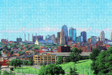 Kansas City USA Jigsaw Puzzle Wooden 1000 Piece