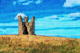 UK England Alnwick Dunstanburgh Castle Jigsaw Puzzle Wooden 1000 Piece