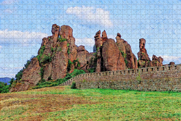 Bulgaria Belogradchik Fortress Rock Jigsaw Puzzle Wooden 1000 Piece