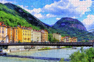 France Grenoble Alps Jigsaw Puzzle Wooden 1000 Piece