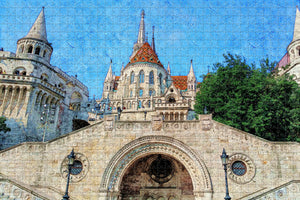 Hungary Fisherman's Bastion Budapest Jigsaw Puzzle Wooden 1000 Piece