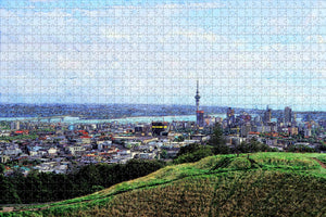 New Zealand Mount Eden Auckland Jigsaw Puzzle Wooden 1000 Piece