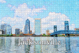 Jacksonville Florida USA Jigsaw Puzzle Wooden 1000 Piece