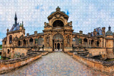 France Chateau Chantilly Castle Jigsaw Puzzle Wooden 1000 Piece