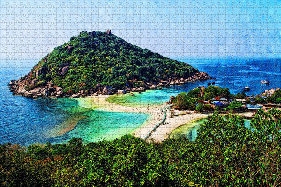 Thailand Koh Tao Jigsaw Puzzle Wooden 1000 Piece