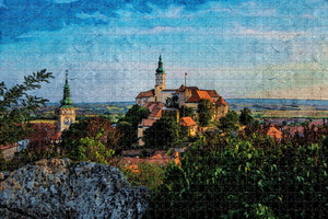 Czech Mikulov Castle Jigsaw Puzzle Wooden 1000 Piece