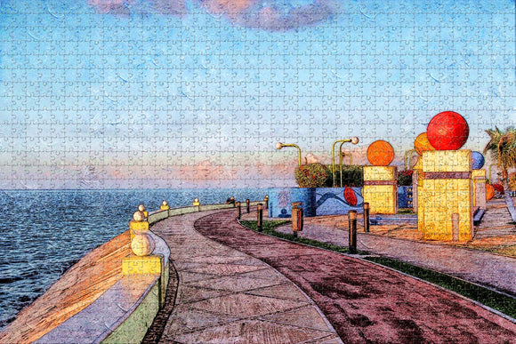 Mexico En Campeche Jigsaw Puzzle Wooden 1000 Piece