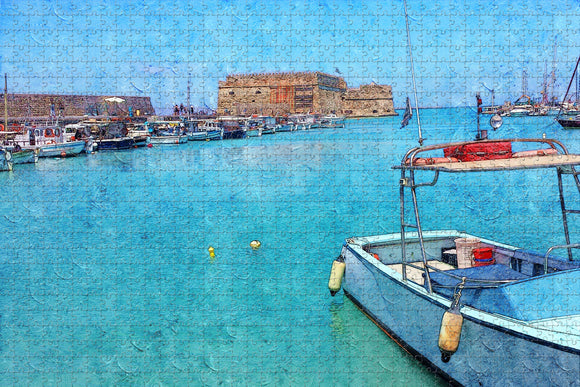 Greece Heraklion Crete Jigsaw Puzzle Wooden 1000 Piece