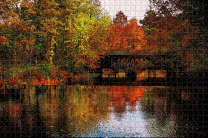 Massachusetts Lake USA Jigsaw Puzzle Wooden 1000 Piece