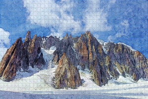 France Chamonix Alps Jigsaw Puzzle Wooden 1000 Piece