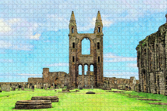 UK England St Andrews Cathedral Jigsaw Puzzle Wooden 1000 Piece