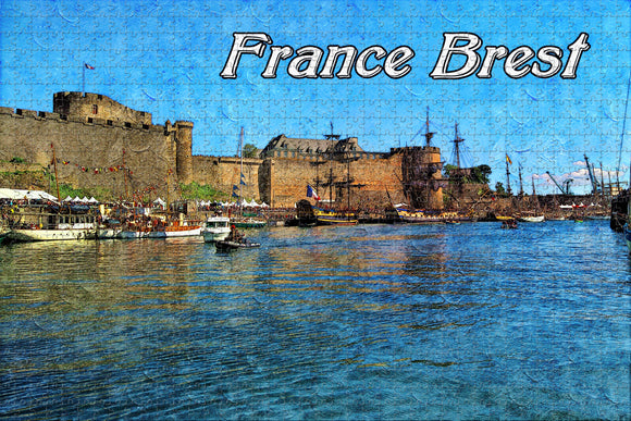 France Brest Jigsaw Puzzle Wooden 1000 Piece