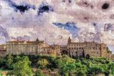 Italy Viterbo Latium Castle Jigsaw Puzzle Wooden 1000 Piece